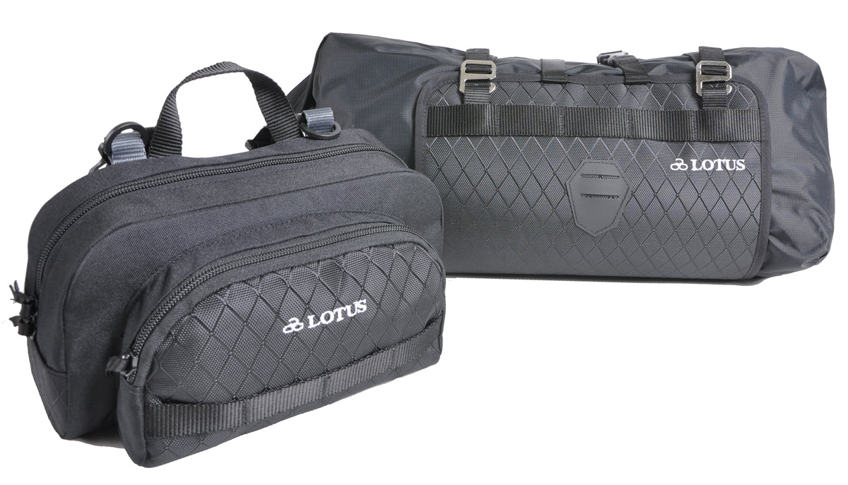 Lotus Tough Series TH7-6410 Handlebar Bag & Dry Bag in Black (8.4L)