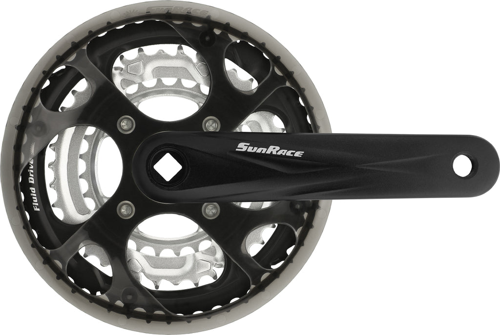SunRace FCM300 - 7/8 Speed 48/38/28T 170mm Chainset