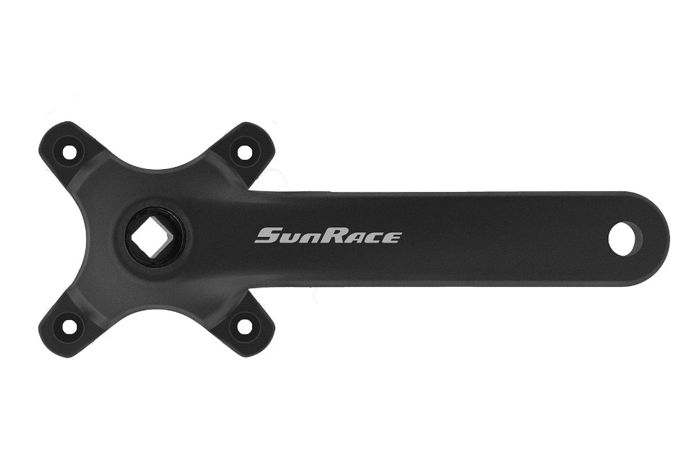 SunRace FCM800 RH Spider/LH for Narrow-Wide Crankset 175mm - BLACK / NONE