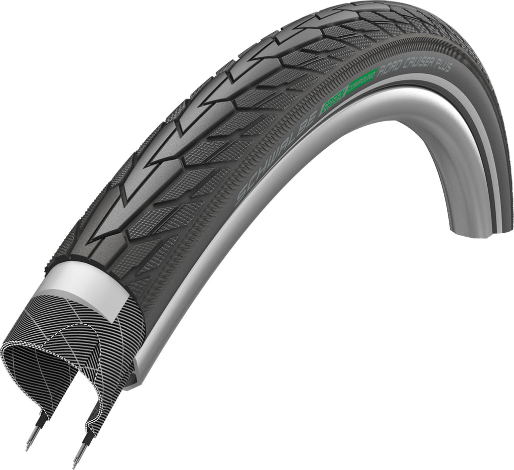 Schwalbe Road Cruiser Plus Active-line Tyre In Black/Reflex (Wired)