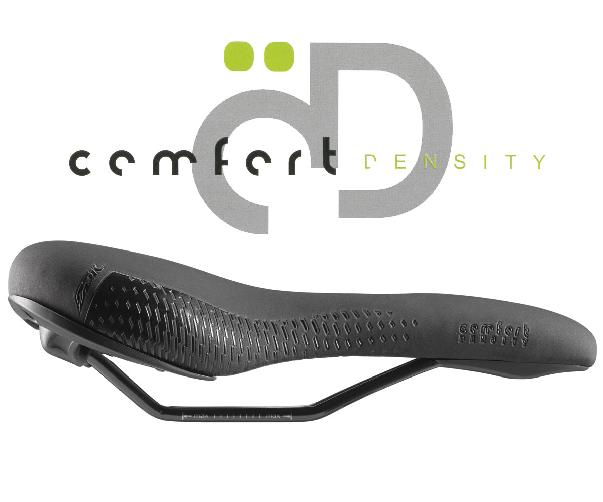 DDK D040 Comfort Density Leisure/Trekking Saddle in Black