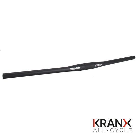 KranX 31.8mm Alloy Flat MTB Handlebars in Black. Size: 720mm