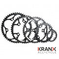 KranX 96BCD Alloy CNC Narrow-Wide Chainring in Black