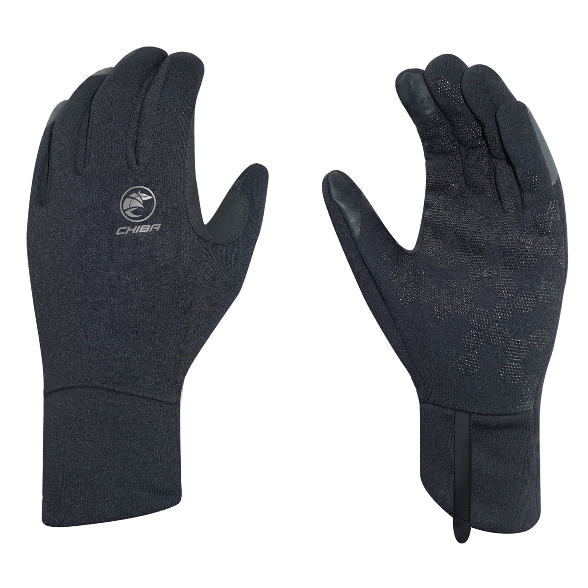 Chiba Polarfleece Thermal Winter Glove in Black XXL