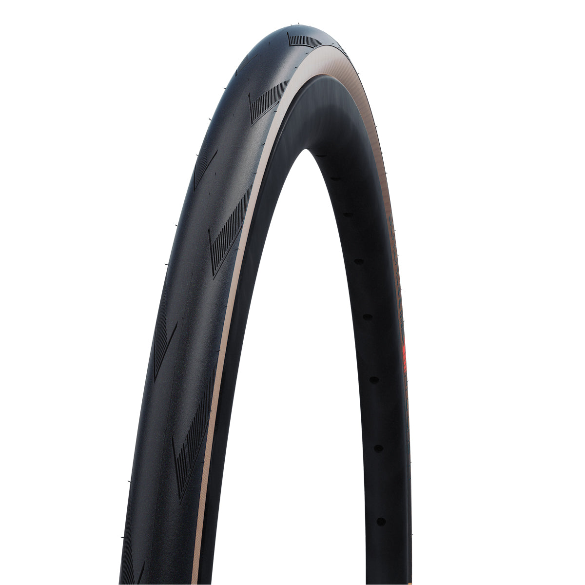 Schwalbe Pro One Tube-type Addix-race Evolution V-guard Super Race Tyre In Trans/Skin (Folding)