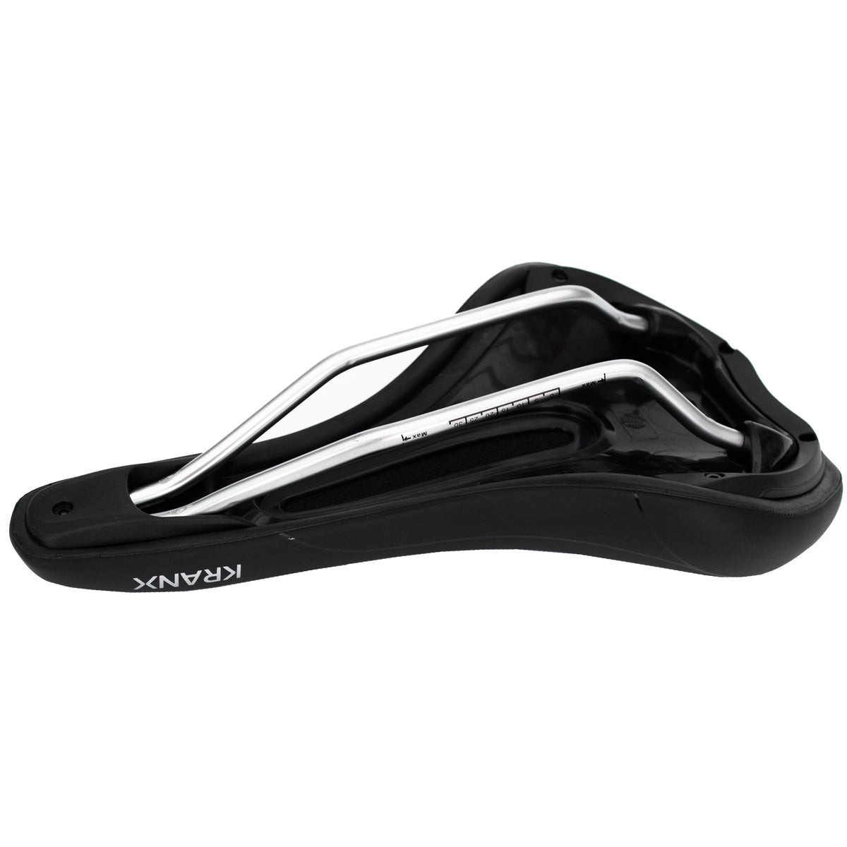 KranX Base 160 Commuter & MTB Saddle in Black