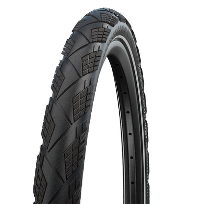 Schwalbe Marathon Efficiency Super Race V-Guard Touring Tyre in Black/Reflex (Folding)