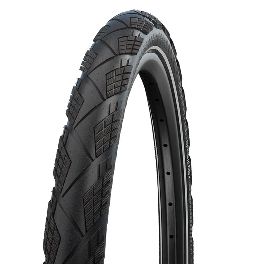 Schwalbe Marathon Efficiency Super Race V-Guard Touring Tyre in Black/Reflex (Folding)