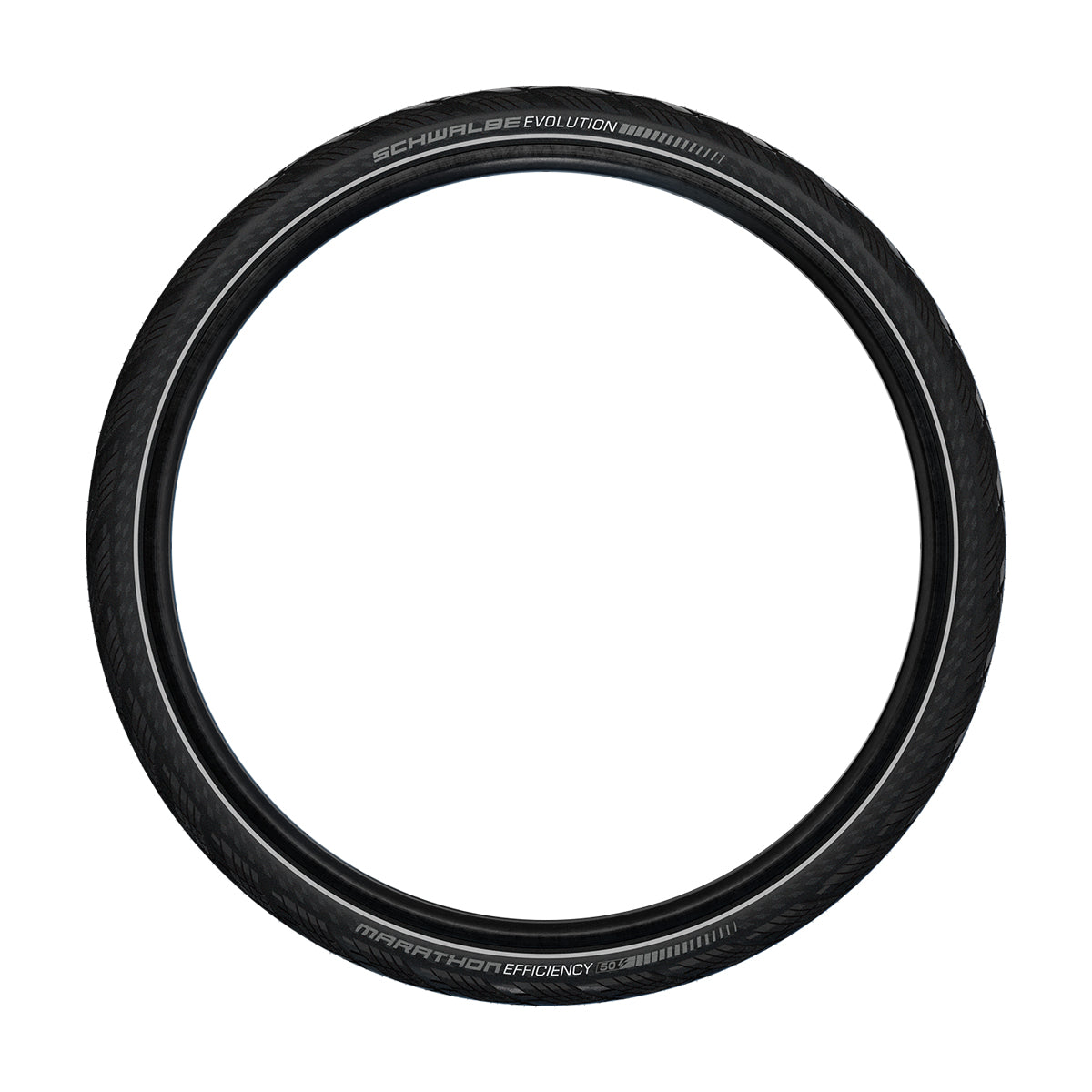 Schwalbe Marathon Efficiency Super Race V-guard Touring Tyre In Black/Reflex (Folding)