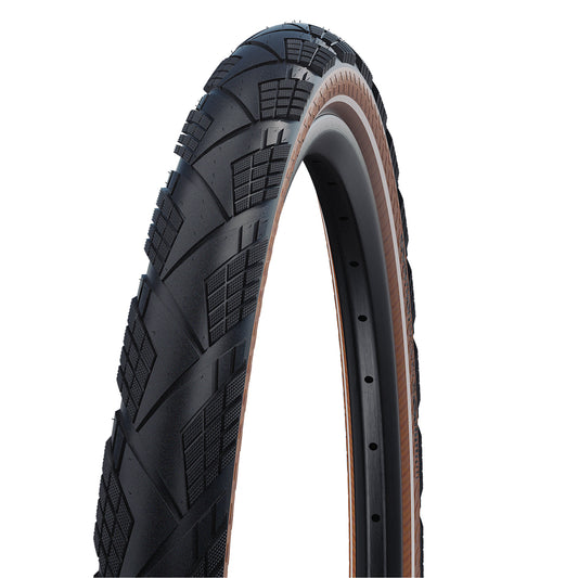 Schwalbe Marathon Efficiency Super Race V-Guard Touring Tyre in Transparent/Reflex (Folding)