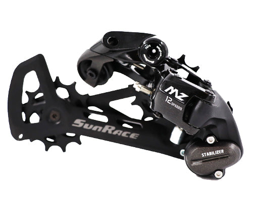 SunRace RDMZ600 ATB 12-Speed Rear Mech Medium Cage with Adjustable Chain Stabliser