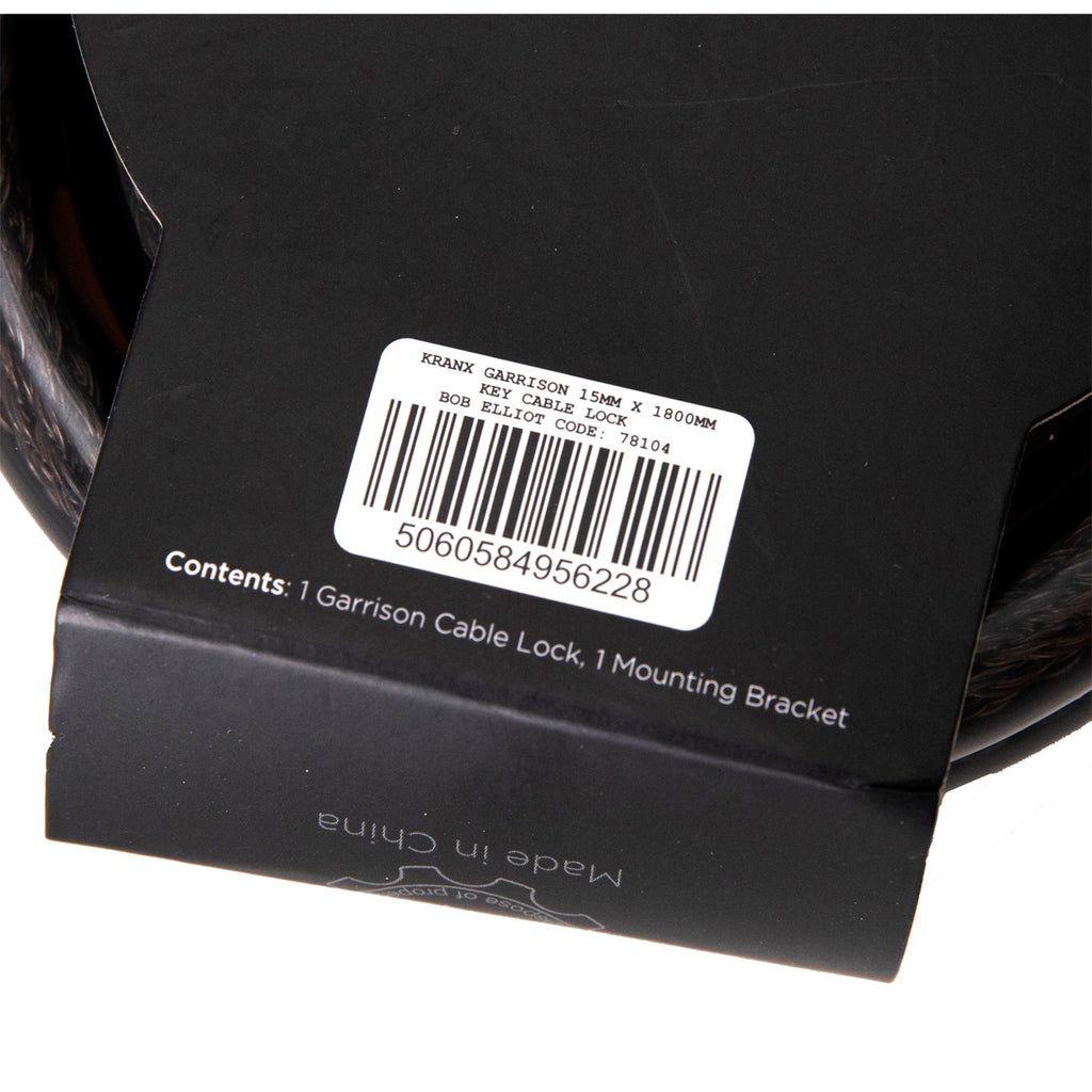 KranX Garrison 15mm x 1800mm Key Cable Lock