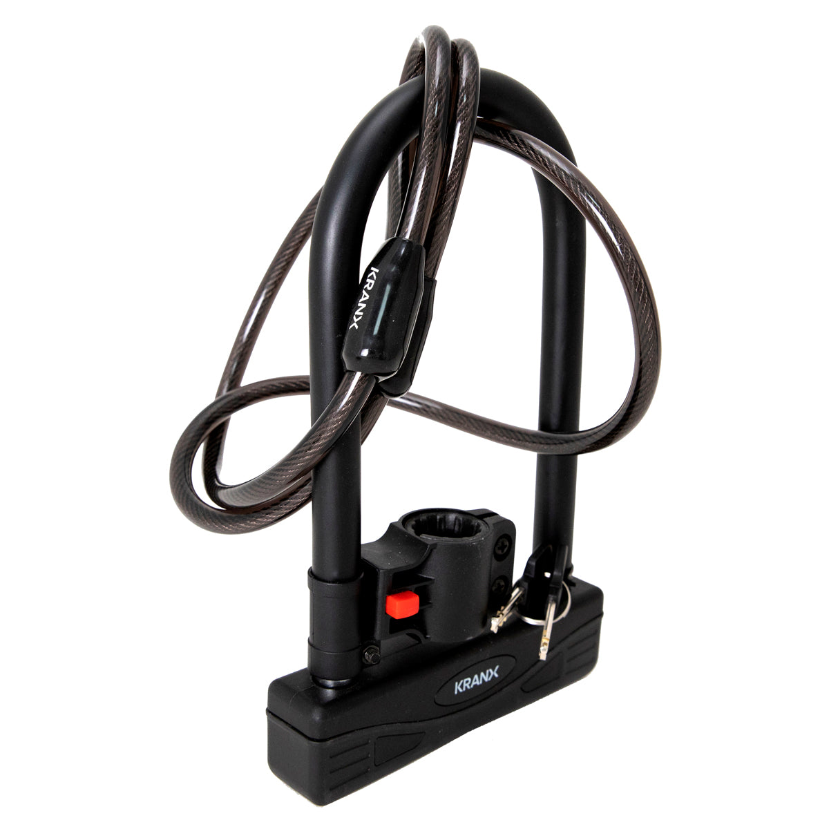 KranX Citadel Plus 16mm 270mm U-Lock With Security Cable. GOLD Sold Secure
