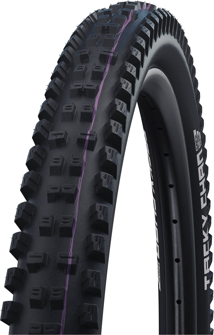 Schwalbe Tacky Chan Super Gravity Ultra-soft Tle Mtb Tyre In Black 29 X 2.40" (Folding)