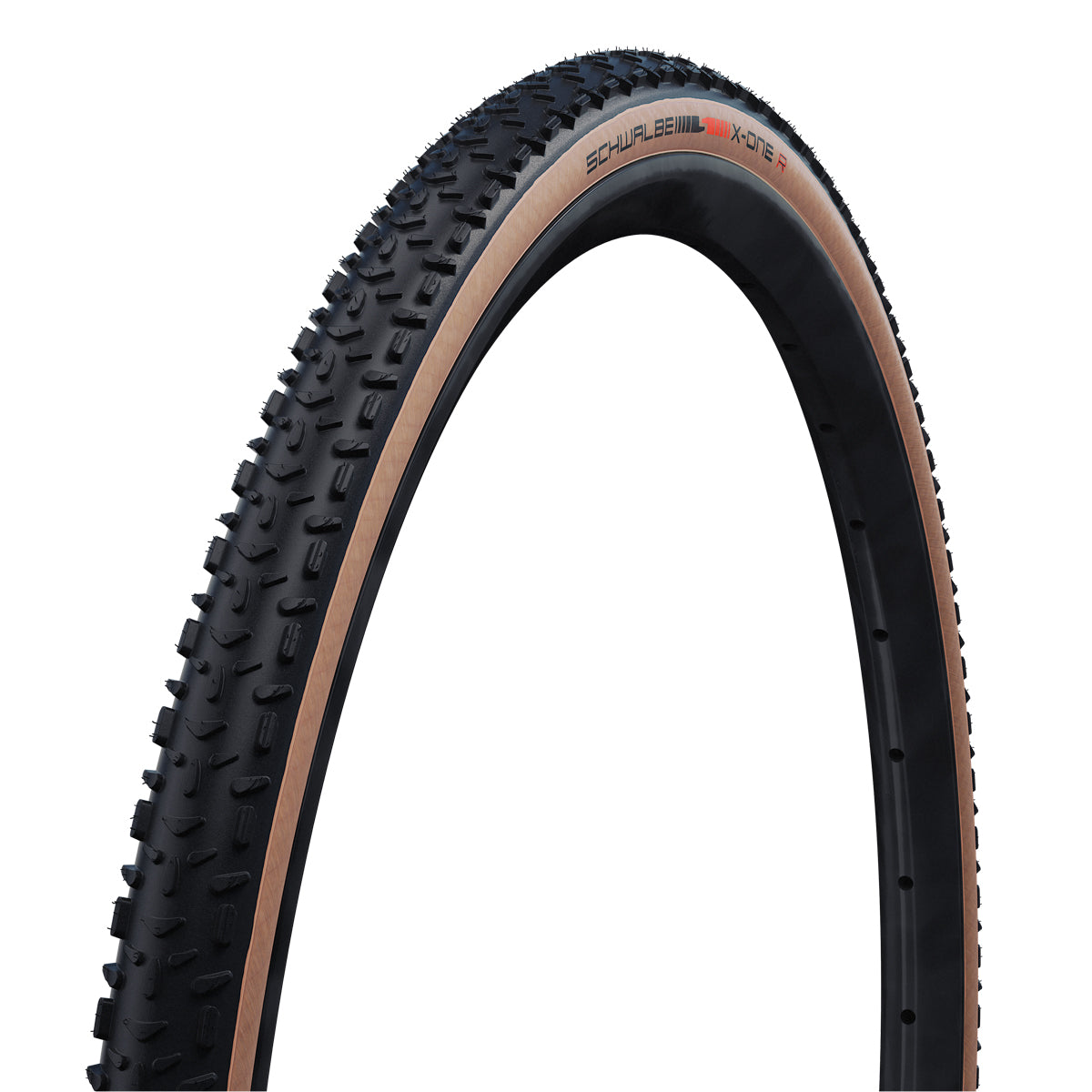 Schwalbe X-one R Super Race V-guard Tle Gravel/Cross Tyre In Black/Trans (Folding)