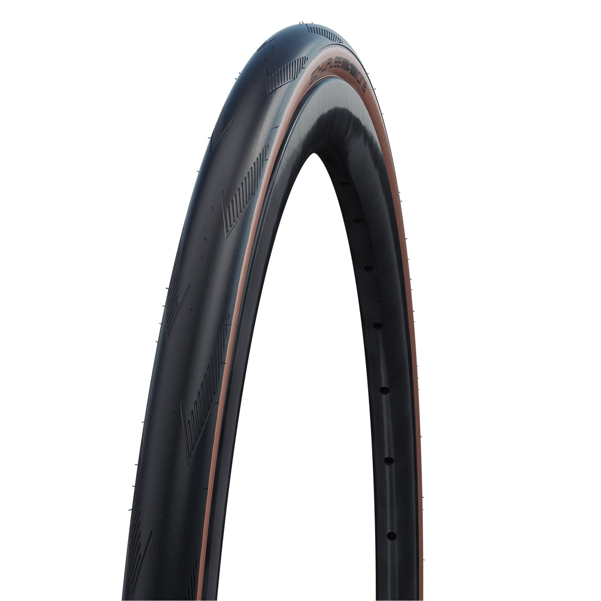 Schwalbe One Raceguard Tle Addix Road Race Tyre In Bronze (Folding)