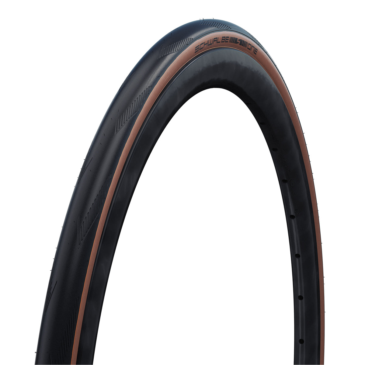 Schwalbe One Raceguard Tube-type Addix Road Race Tyre In Bronze (Folding)