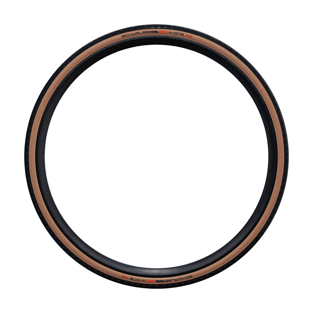 Schwalbe X-one Rs Super Race V-guard Tle Gravel Tyre In Trans 700 X 33mm (Folding)