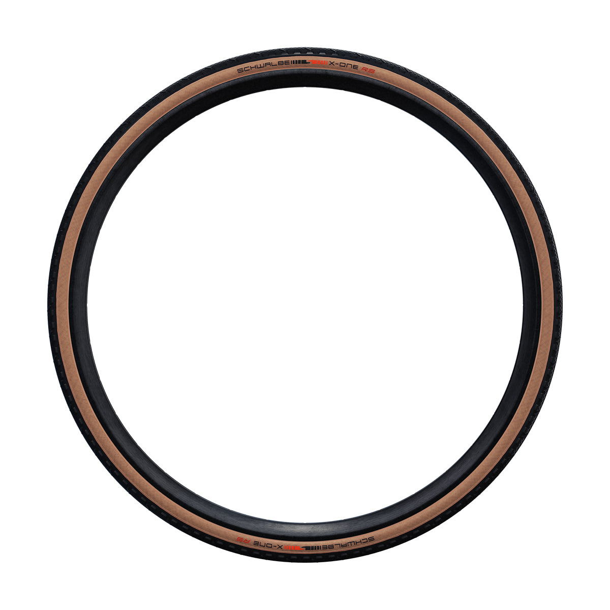 Schwalbe X-one Rs Super Race V-guard Tle Gravel Tyre In Trans 700 X 33mm (Folding)