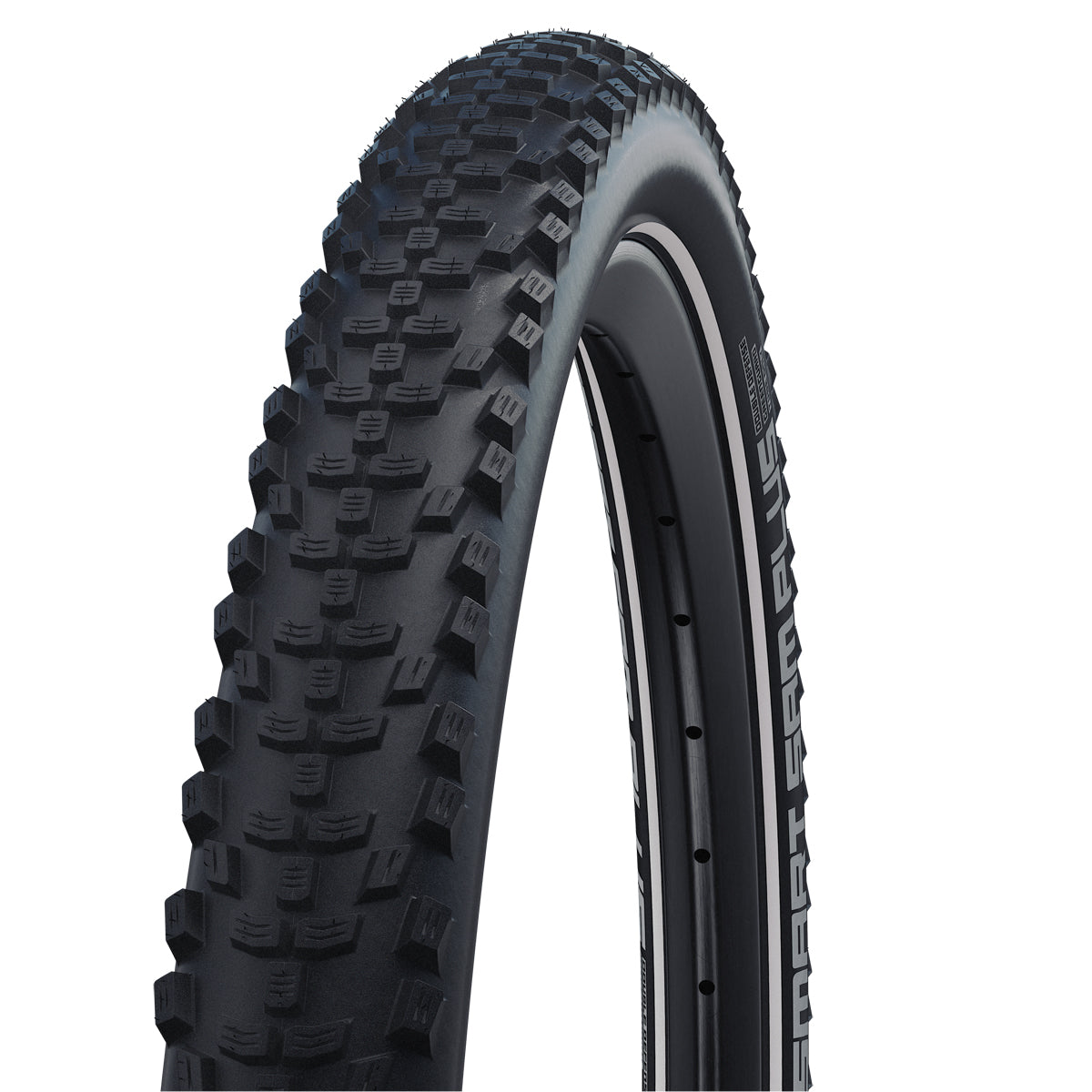 Schwalbe Smart Sam Plus Performance DD GreenGuard Tyre in Black/Reflex (Wired)