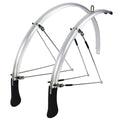 KranX FendR Pre-Assembled Full Length Mudguard in Silver 35mm
