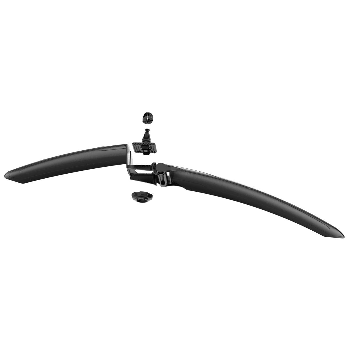 Polisport Mud Pro 26", 27.5", 29" Front Fidlock Mudguard in Black
