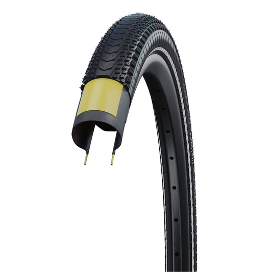 Schwalbe Marathon Almotion V-Guard Touring Tyre in Black/Reflex (Folding)
