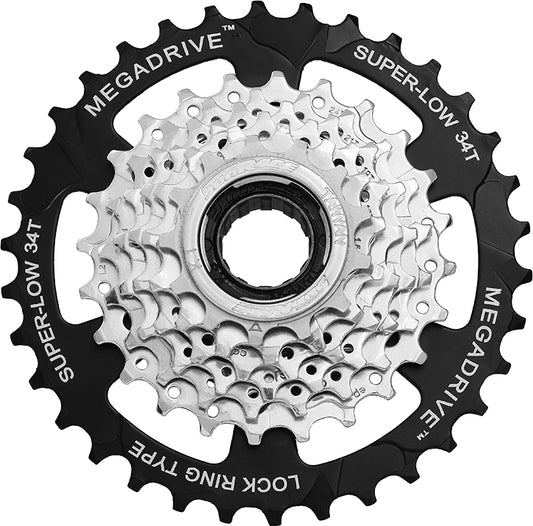 SunRace MFM30 - 7-Speed 13-28T Chrome Freewheel