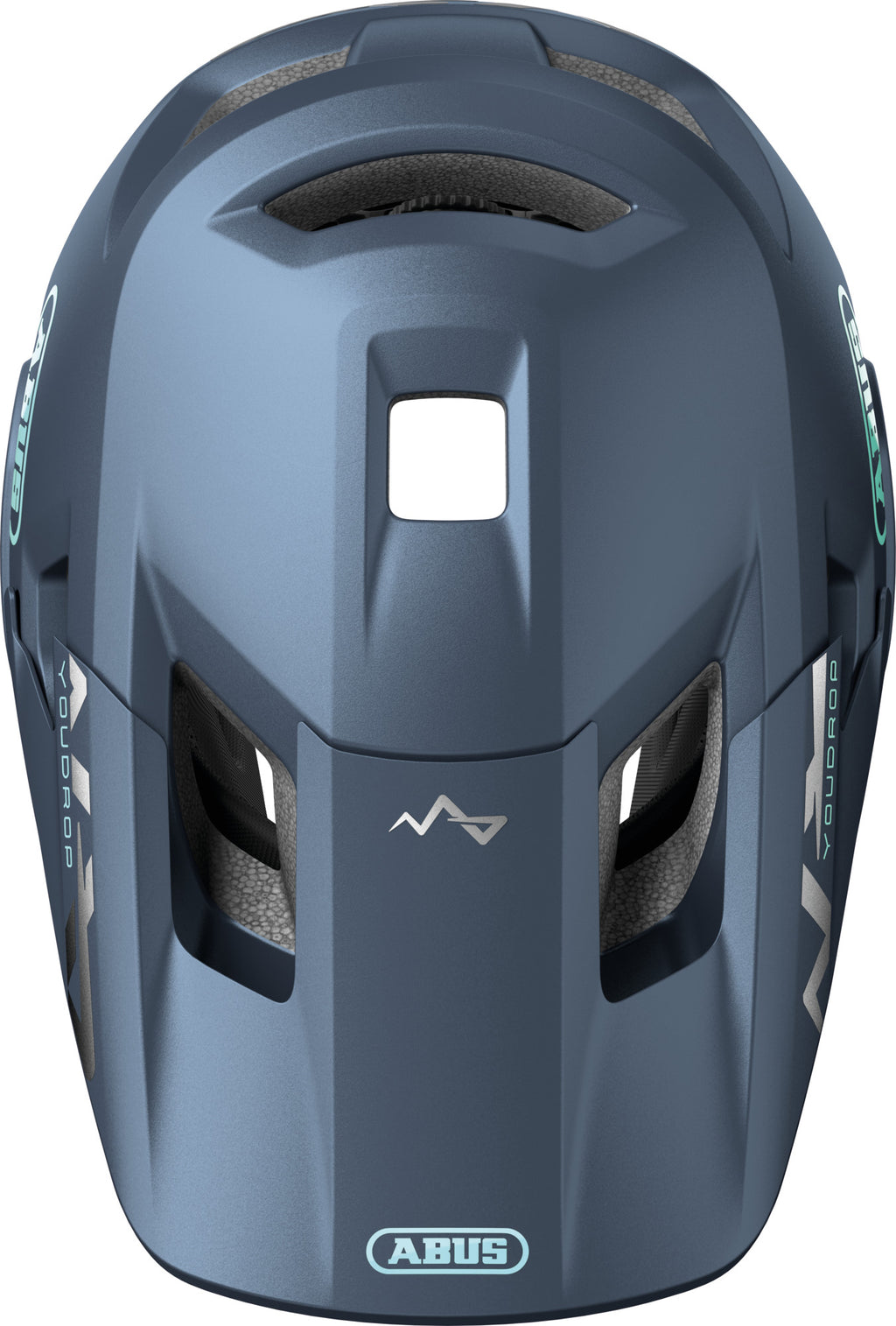 ABUS YouDrop FF Kids Full Face MTB Helmet in Midnight Blue (48-55cm)