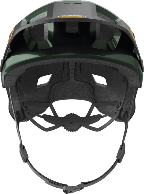 ABUS YouDrop Kids MTB Helmet in Moss Green (48-55cm)