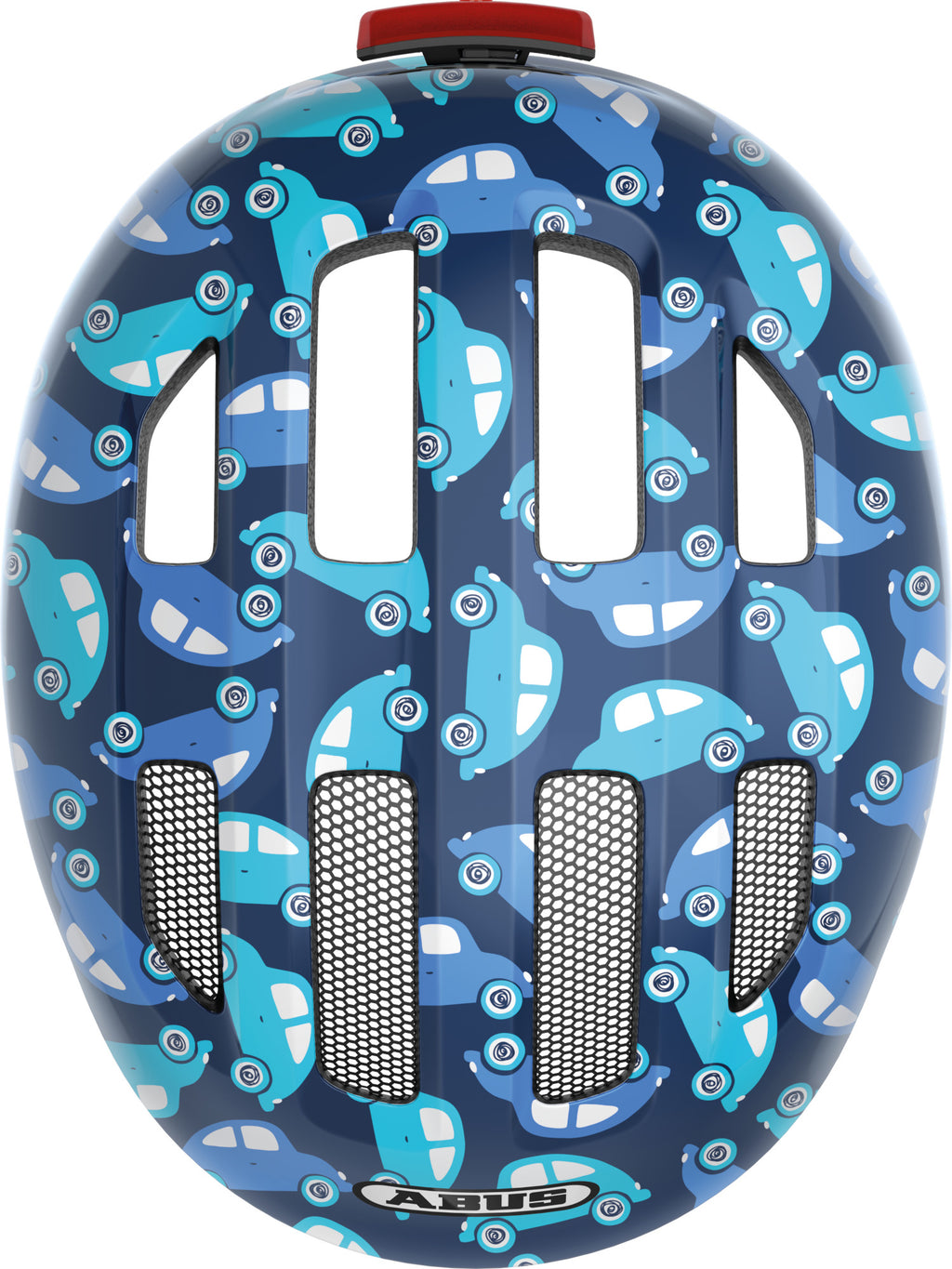 ABUS Smiley 3.0 LED Kids Leisure Helmet in Blue Car