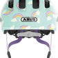 ABUS Smiley 3.0 LED Kids Leisure Helmet in Blue Rainbow