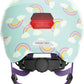 ABUS Smiley 3.0 LED Kids Leisure Helmet in Blue Rainbow