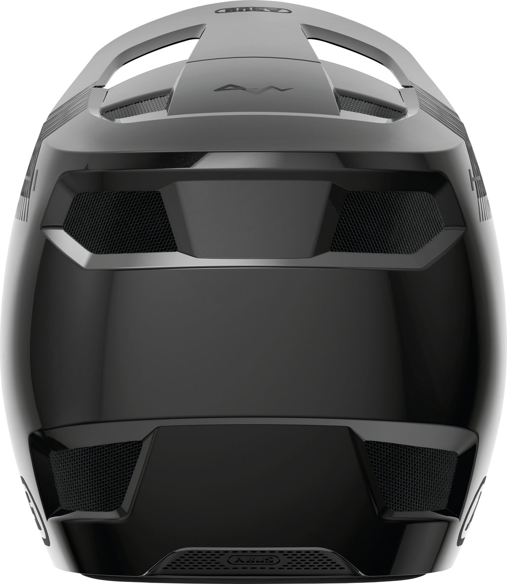 ABUS HiDrop MTB Full Face Helmet in Shiny Black