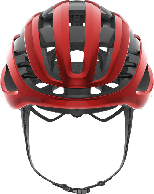 ABUS AirBreaker Road Elite Helmet in Performance Red (Made in Italy)