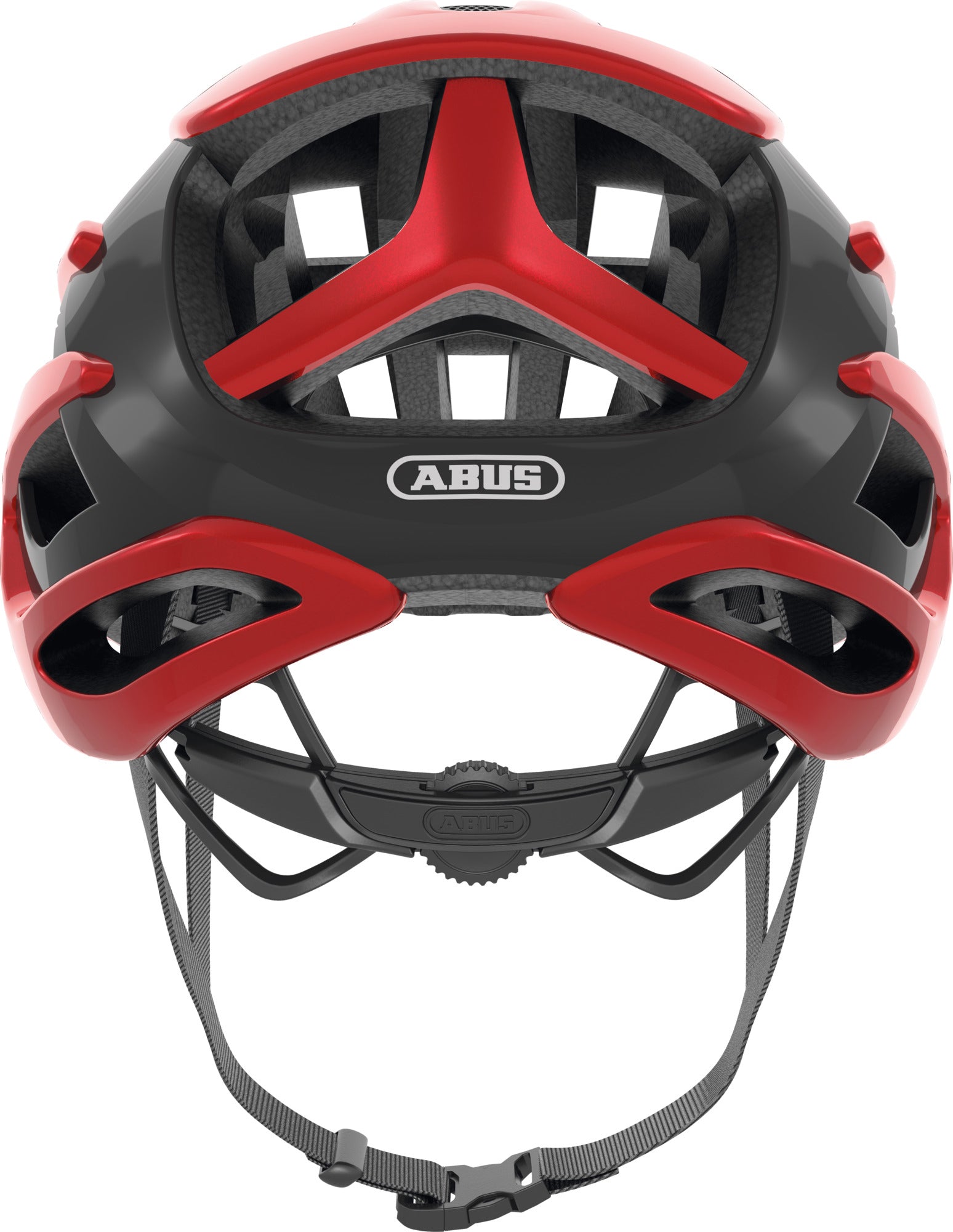 ABUS AirBreaker Road Elite Helmet in Performance Red (Made in Italy)