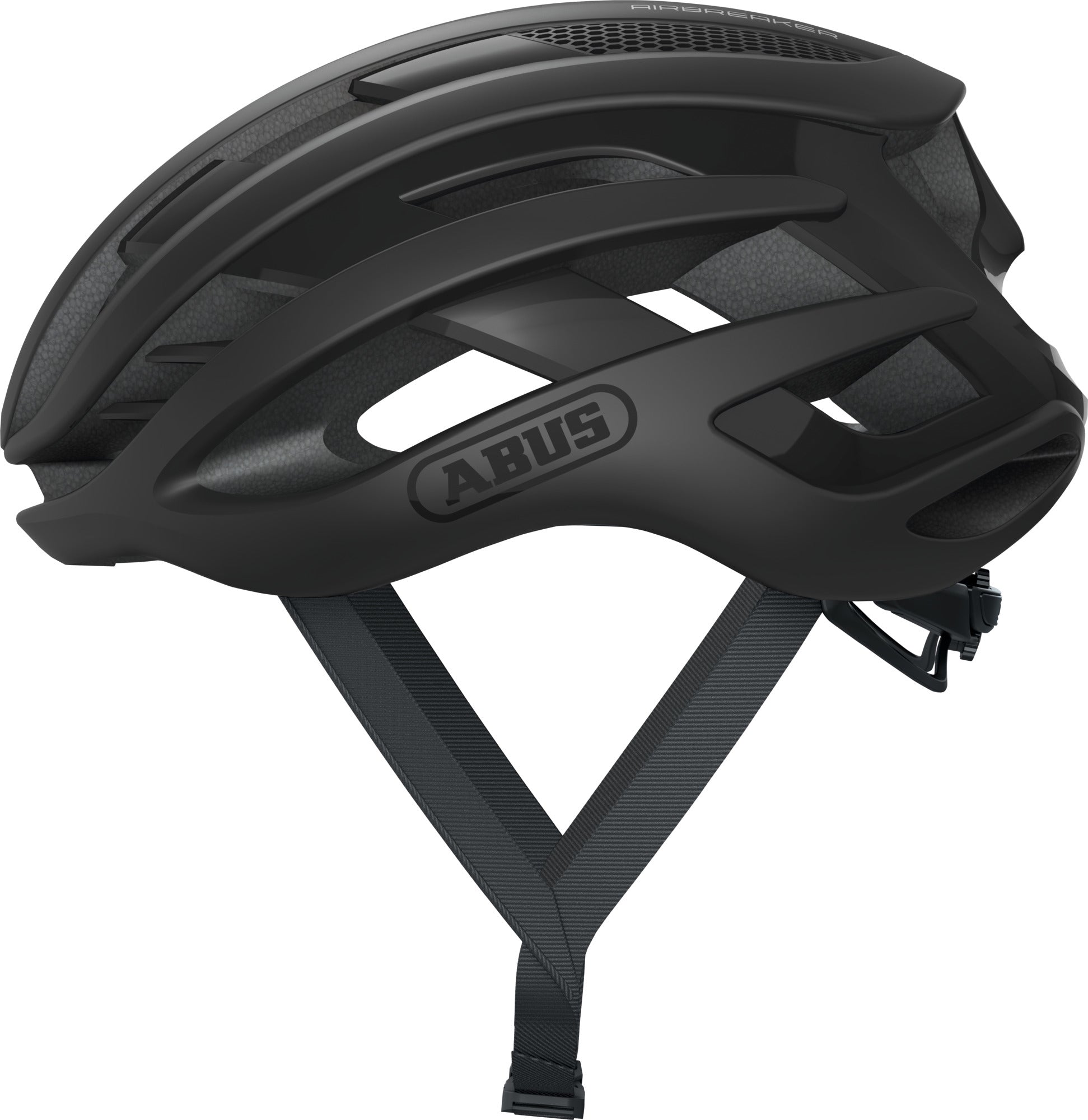 ABUS AirBreaker Road Elite Helmet in Velvet Black (Made in Italy)