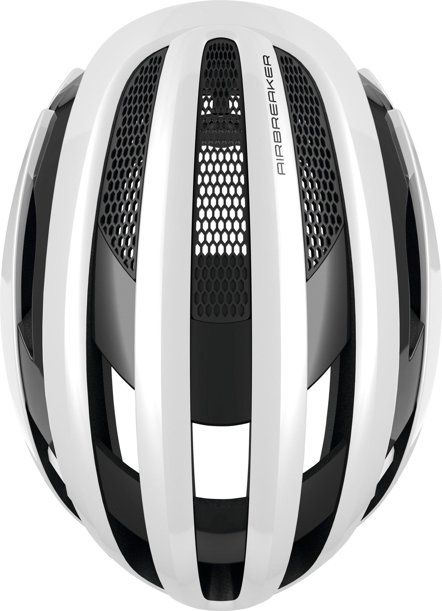 ABUS AirBreaker Road Elite Helmet in Polar White (Made in Italy)