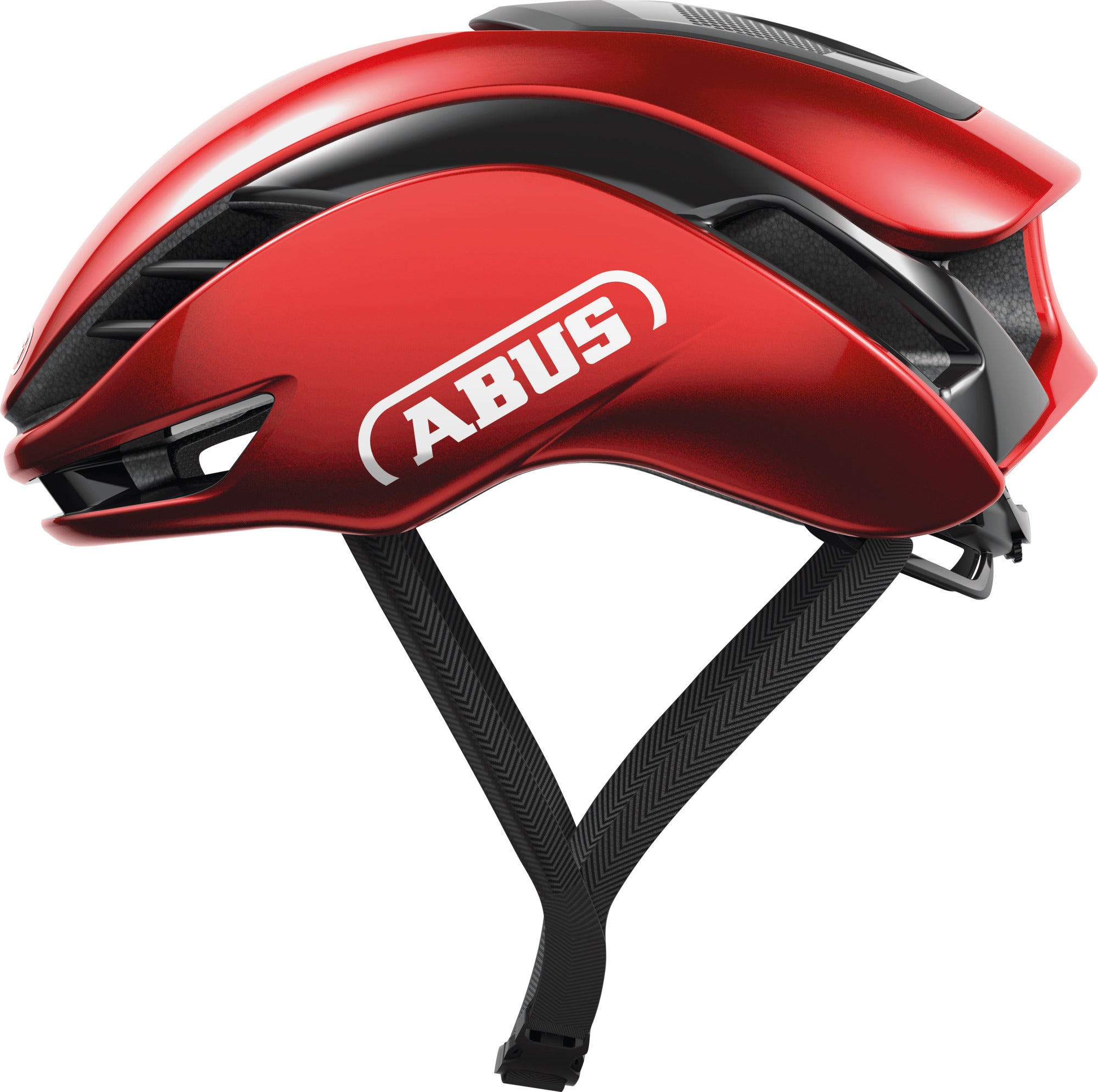 ABUS GameChanger 2.0 Road Aero Elite Helmet in Performance Red (Made in Italy)