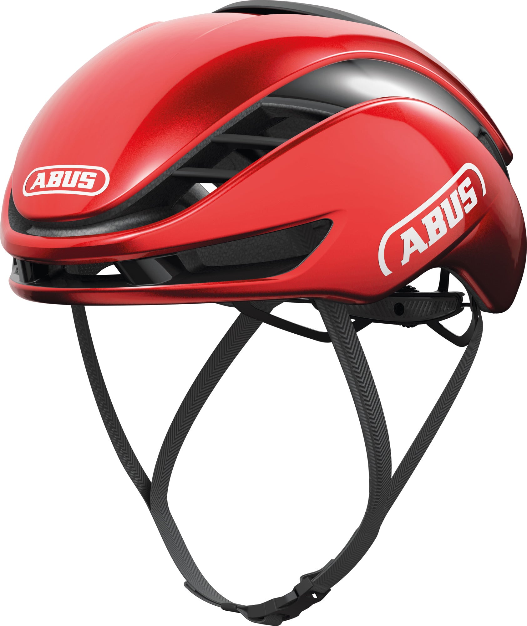 ABUS GameChanger 2.0 Road Aero Elite Helmet in Performance Red (Made in Italy)