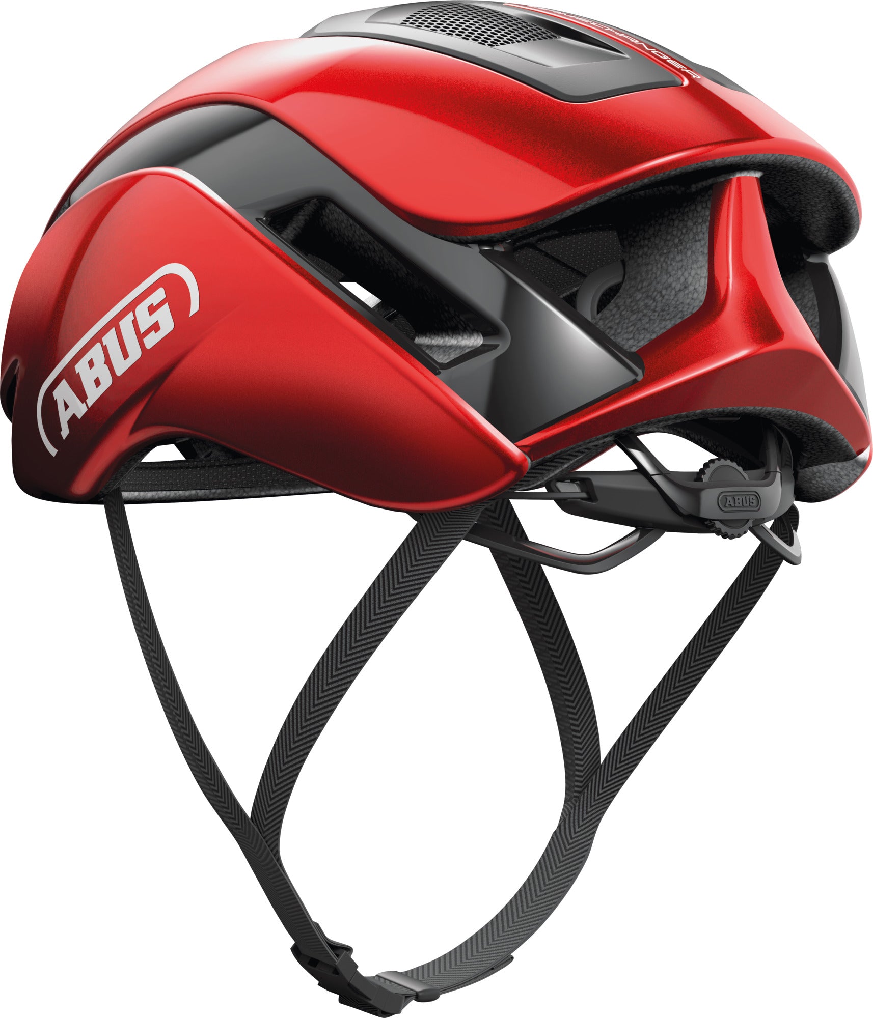 ABUS GameChanger 2.0 Road Aero Elite Helmet in Performance Red (Made in Italy)