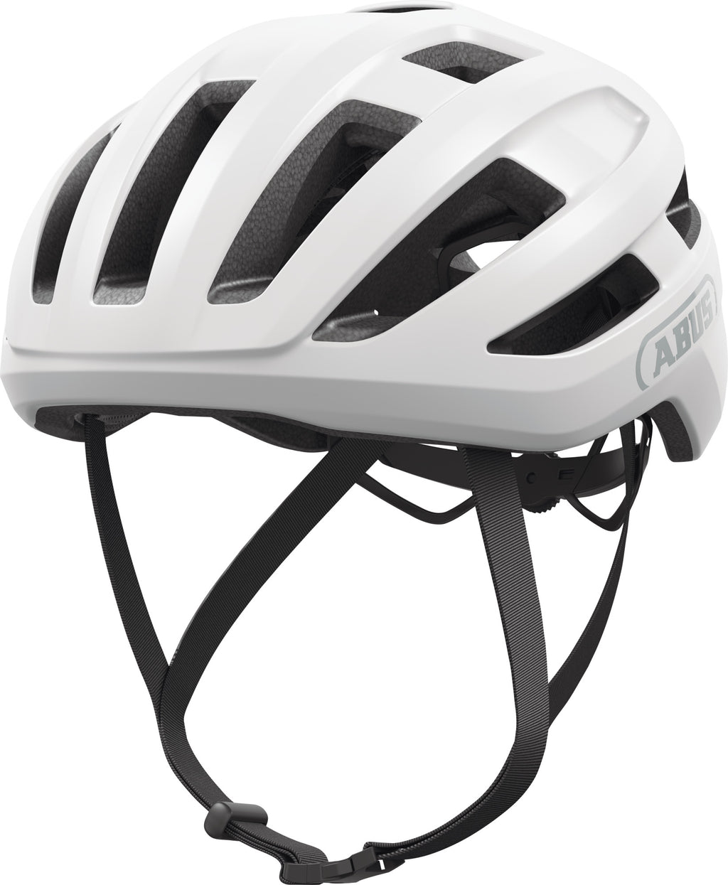 ABUS Powerdome Road Helmet in Polar White (Made in Italy)