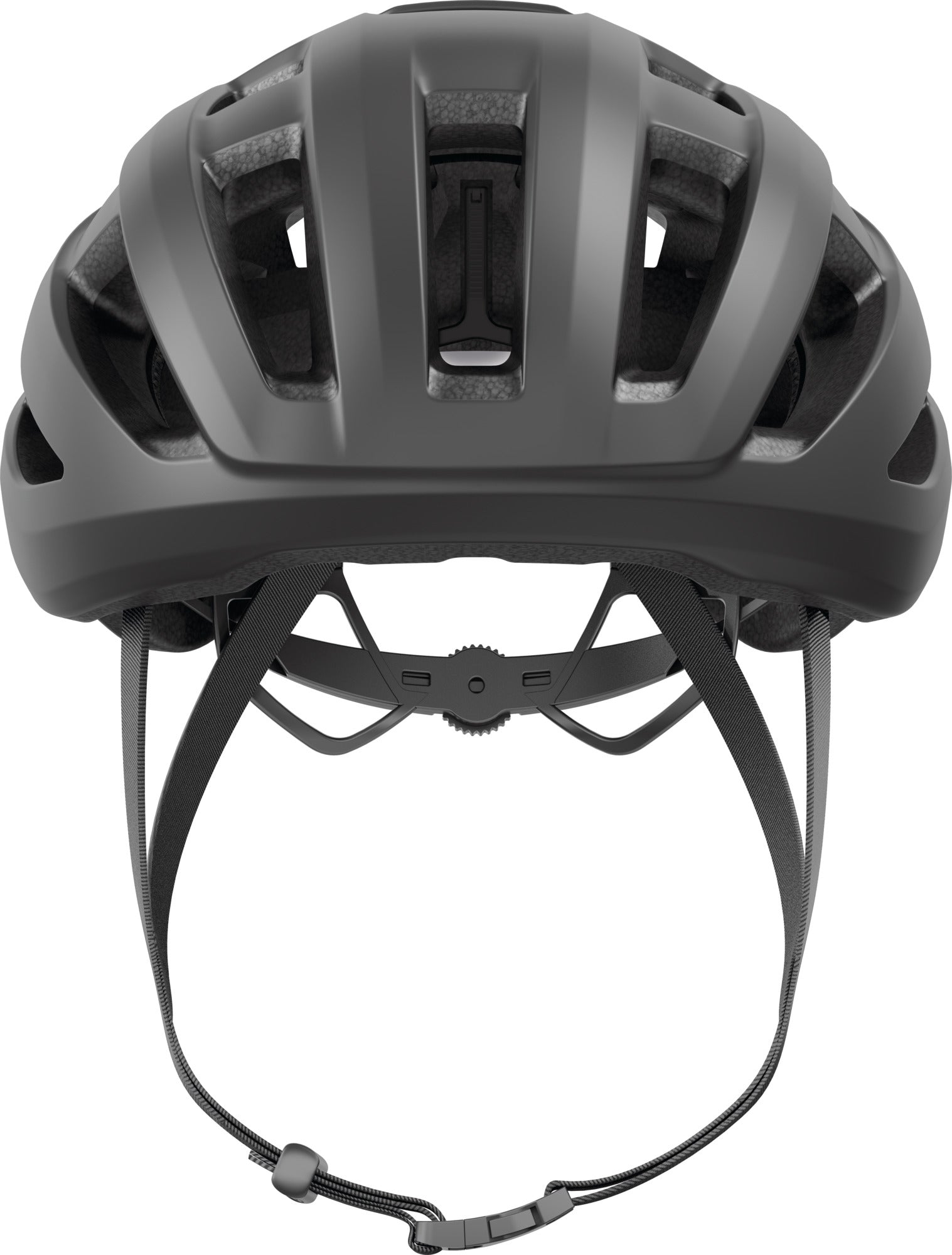 ABUS Powerdome Road Helmet in Velvet Black (Made in Italy)