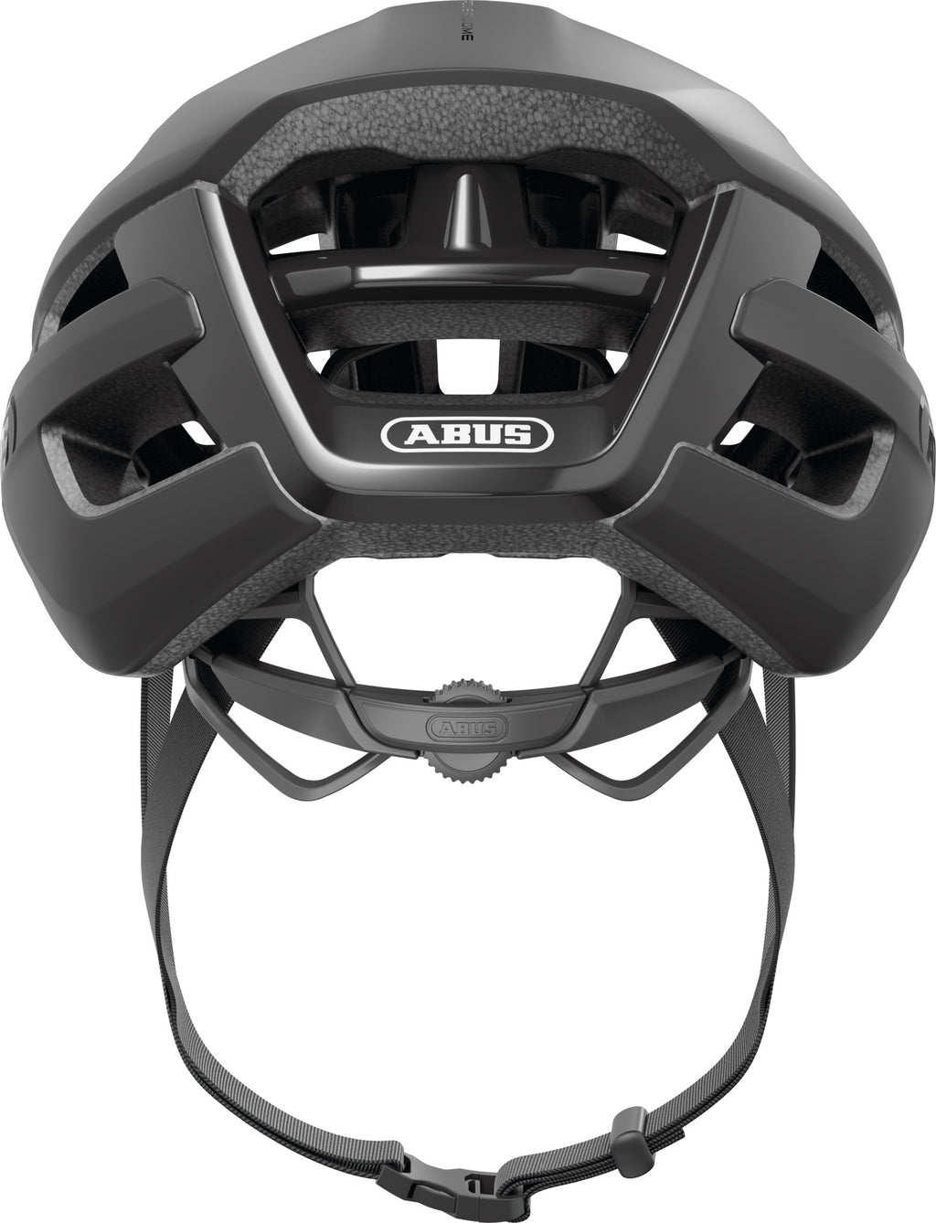 ABUS Powerdome Road Helmet in Velvet Black (Made in Italy)