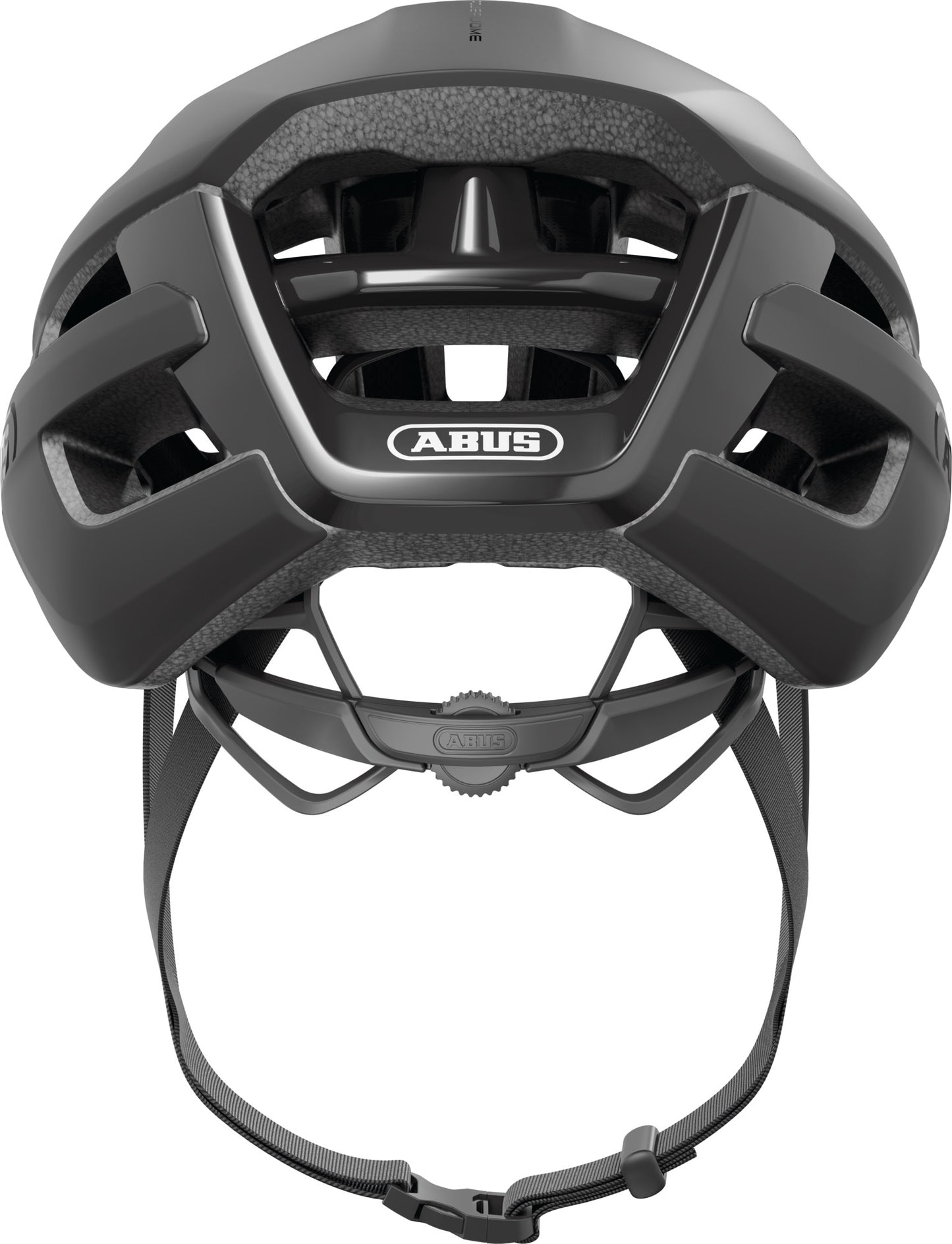ABUS Powerdome Road Helmet in Velvet Black (Made in Italy)
