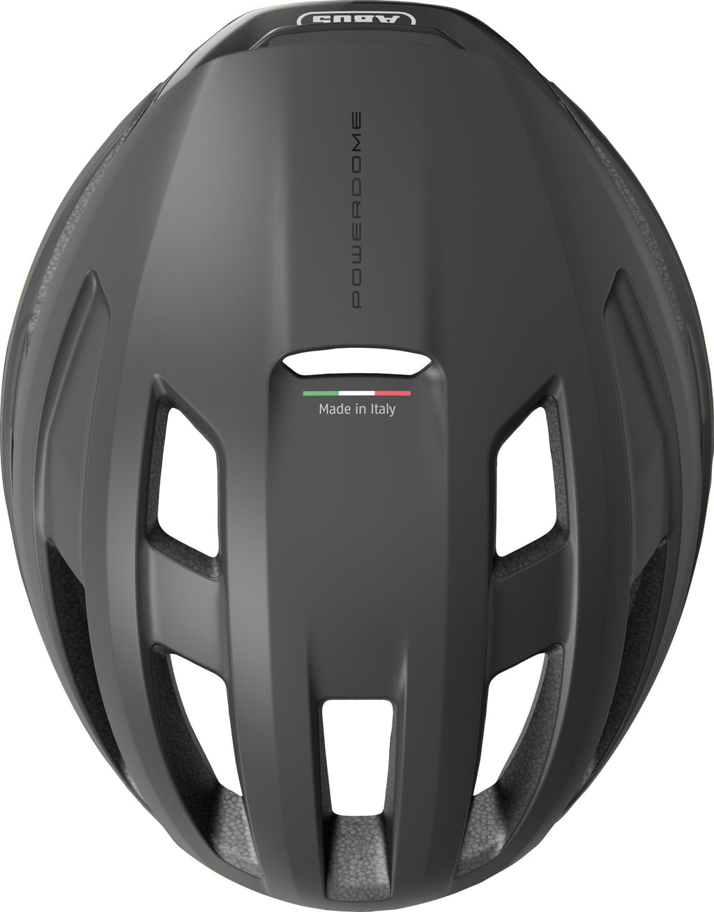ABUS Powerdome Road Helmet in Velvet Black (Made in Italy)