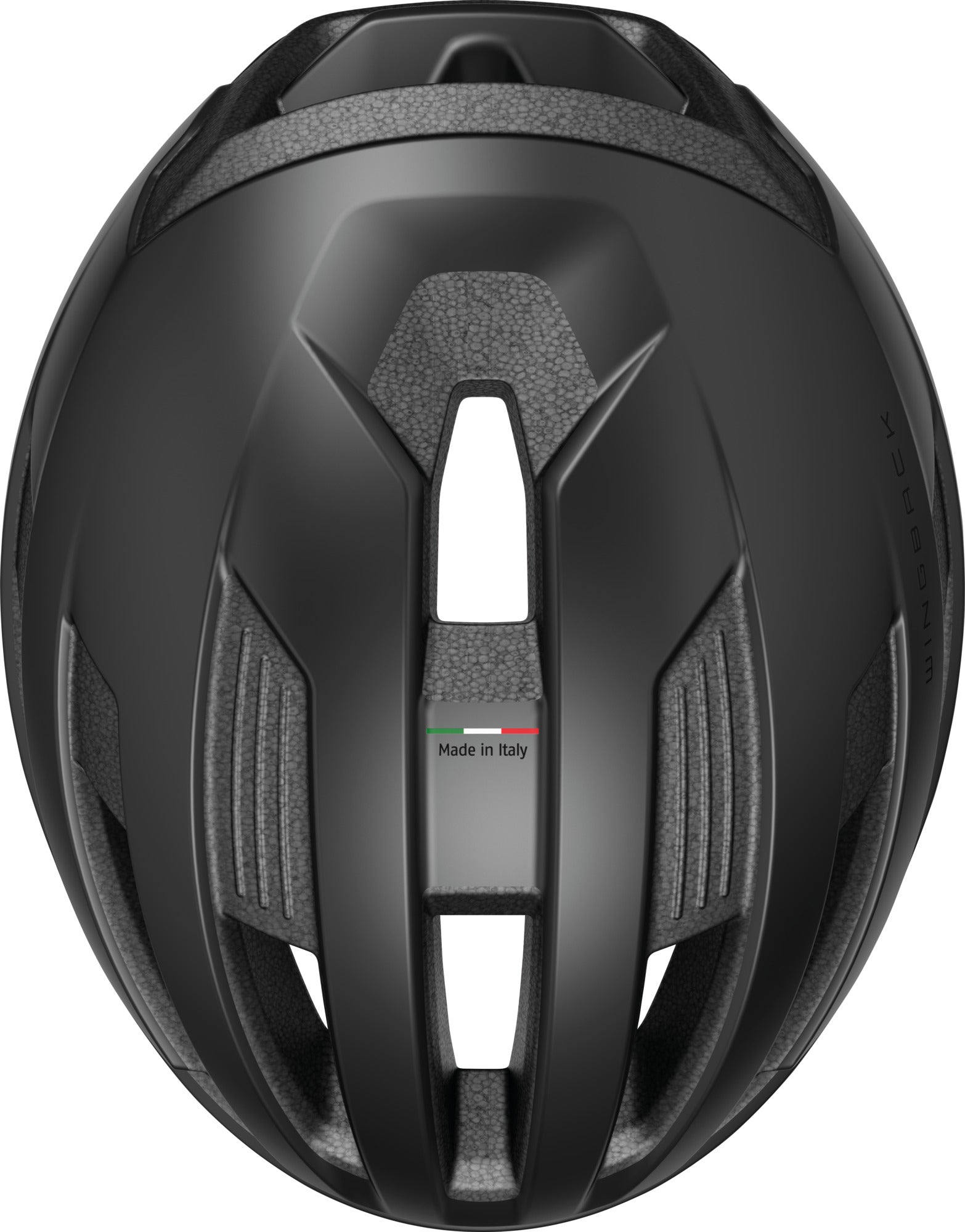 ABUS Wingback Road Helmet in Velvet Black (Made in Italy)