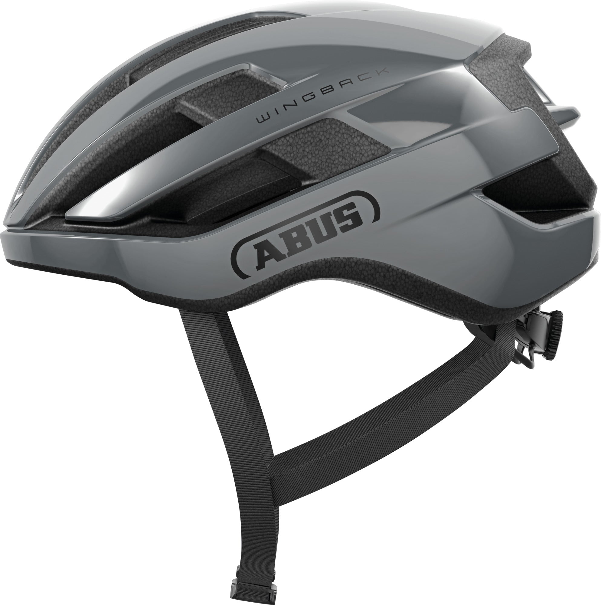 ABUS Wingback Road Helmet in Race Grey (Made in Italy)