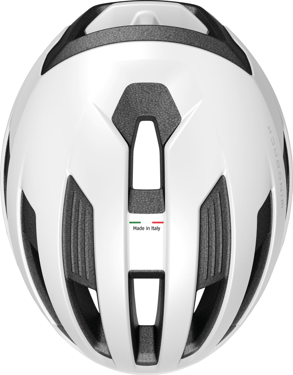 ABUS Wingback Road Helmet in Polar White (Made in Italy)