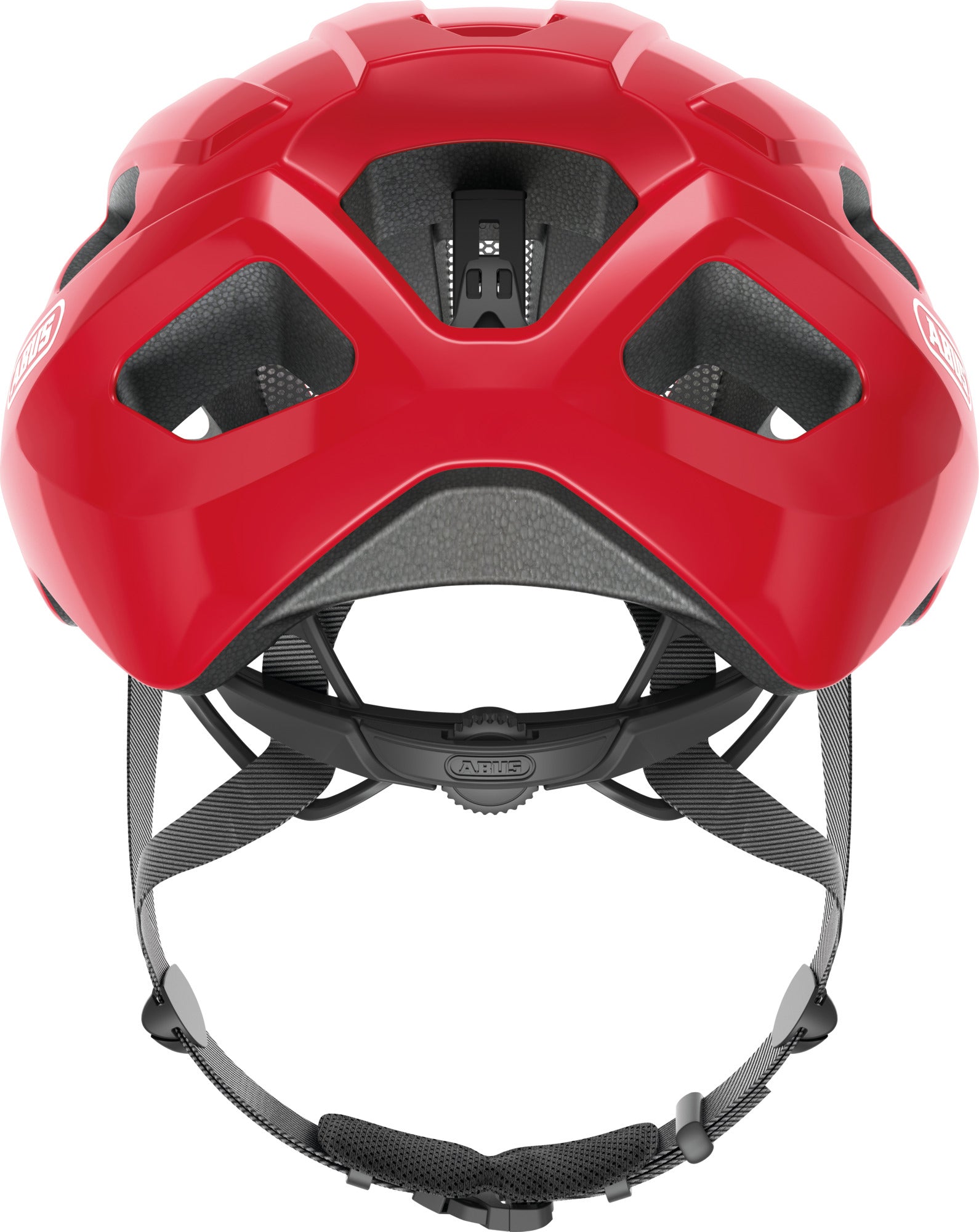 ABUS Macator Road Helmet in Blaze Red